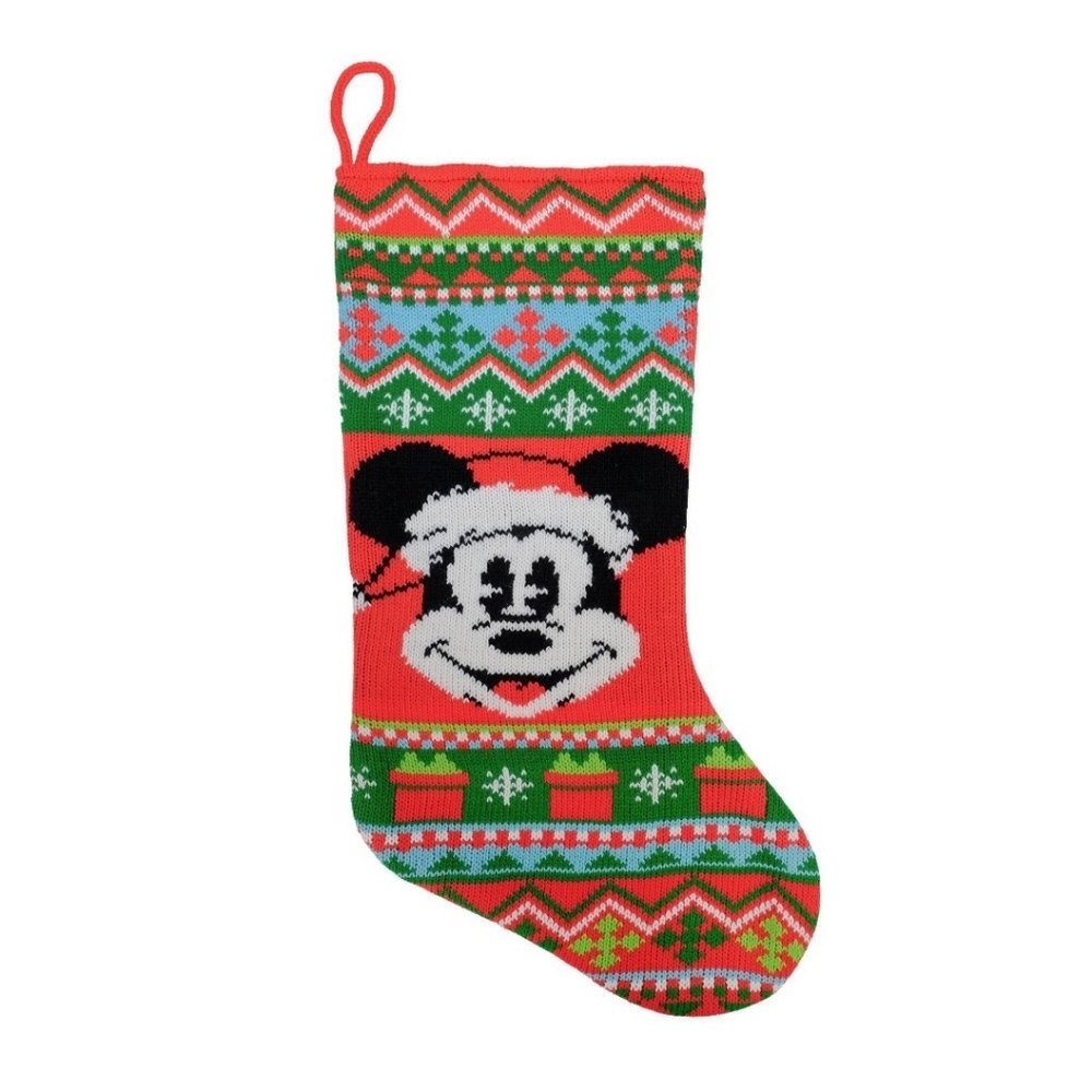 Disney Mickey Mouse Festive Holiday Stocking